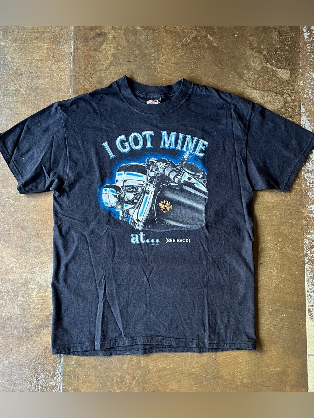 Vintage Harley Davidson I Got Mine At Florence SC Biker T-Shirt USA Made 90s Y2K